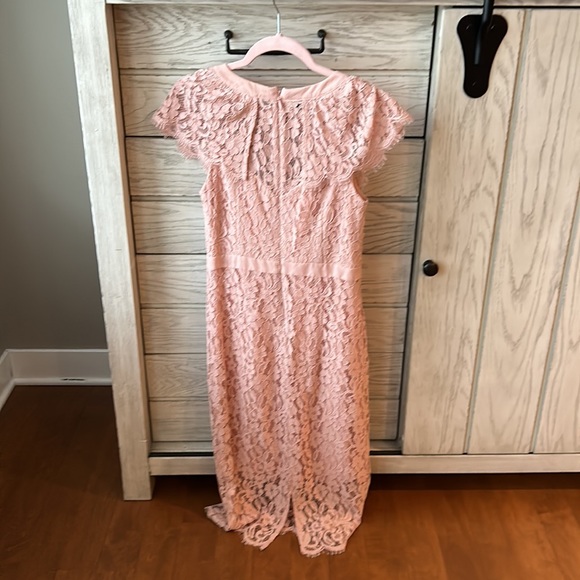 Bebe Pink Lace Dress Size Small - Picture 2 of 4